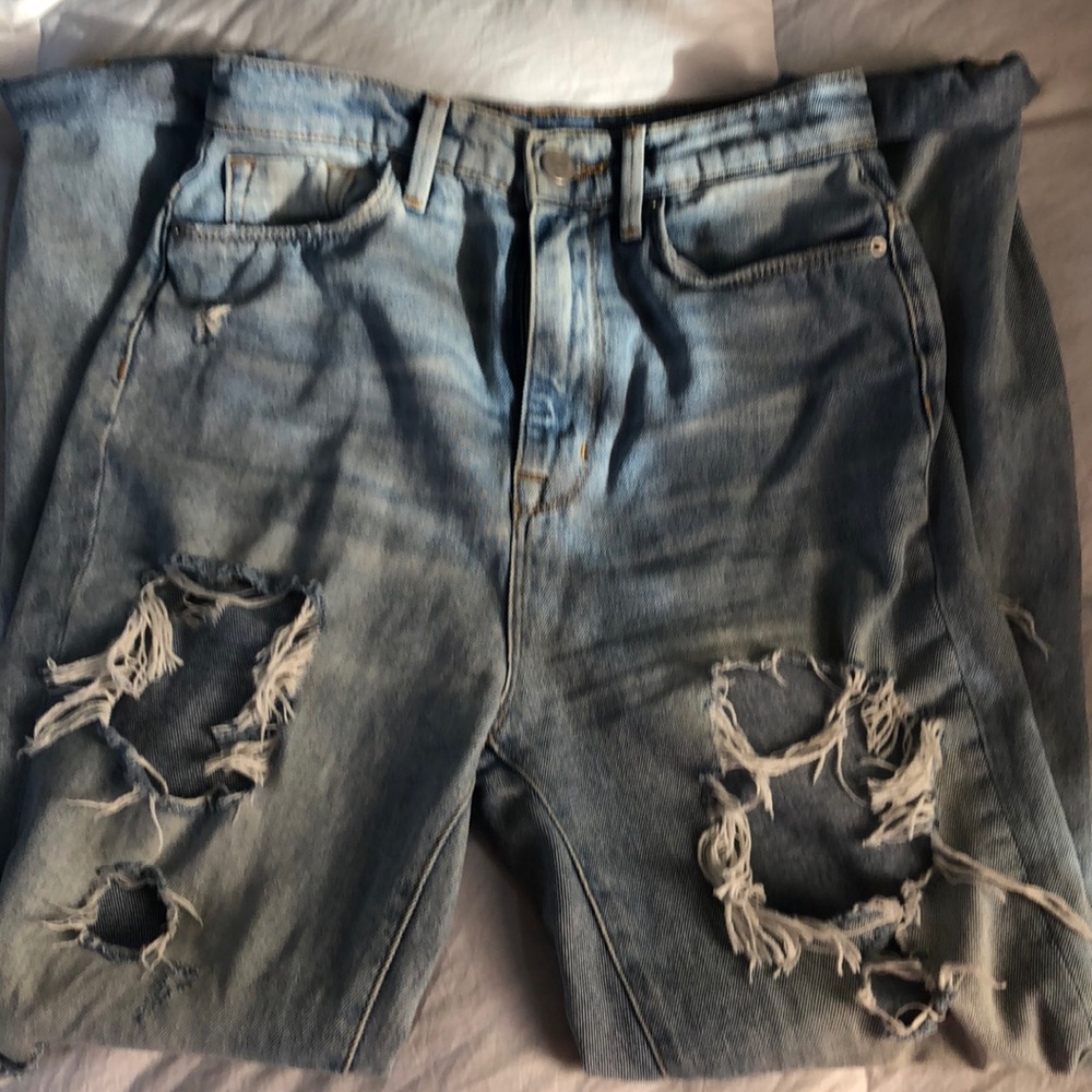 BDG mom jeans-Urban Outfitters distressed w/ holes